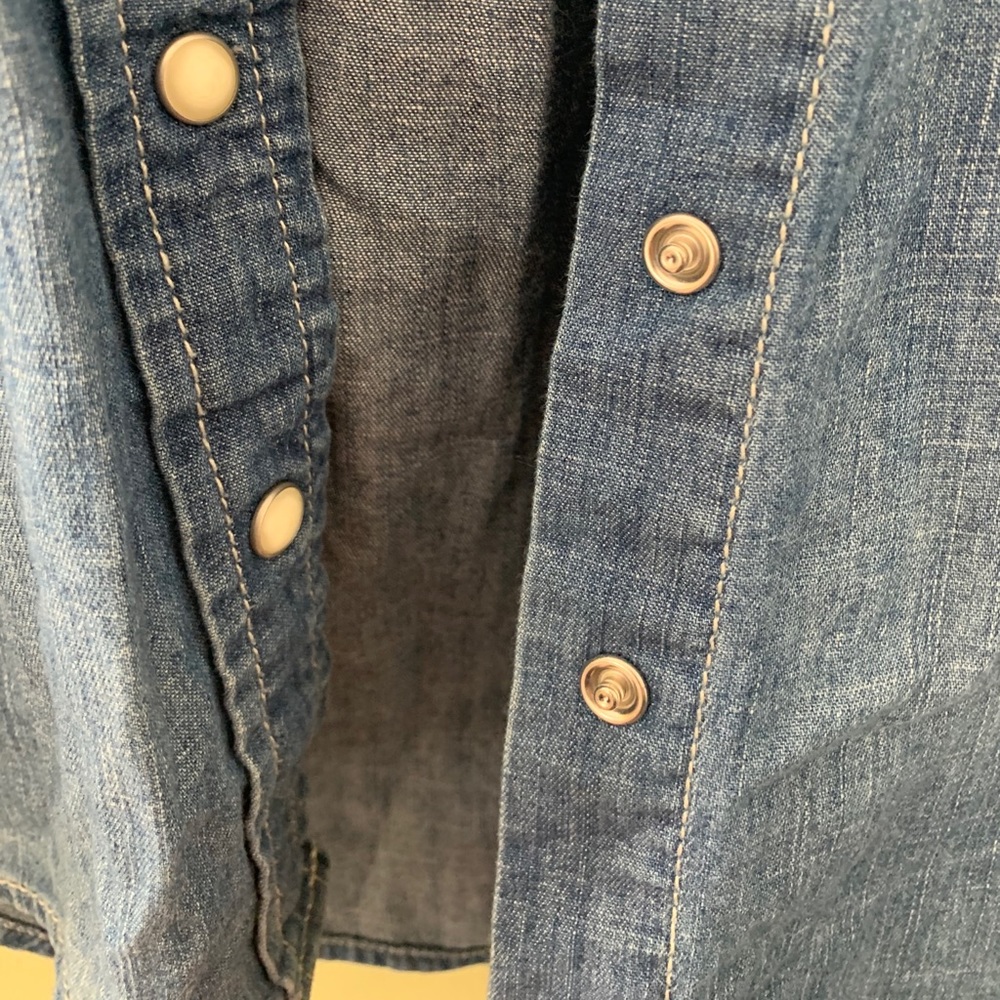 Denim Button Up - Picture 2 of 7